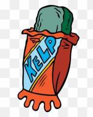 Kelp Nougat Crunch Clipart - Art Emoji