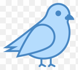 Bird - Blue Icon Png Emoji