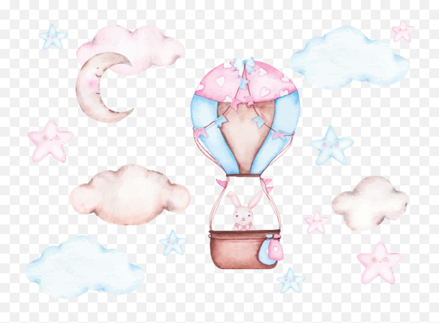 Moon And Cloud Illustration Kids - Willie Nelson Vote Em Out Emoji,Panting Emoji
