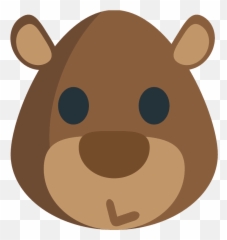 Bear Emoji Clipart - Happy
