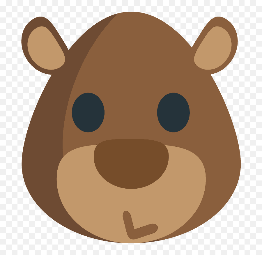 Bear Emoji Clipart - Happy,Bear Emojis