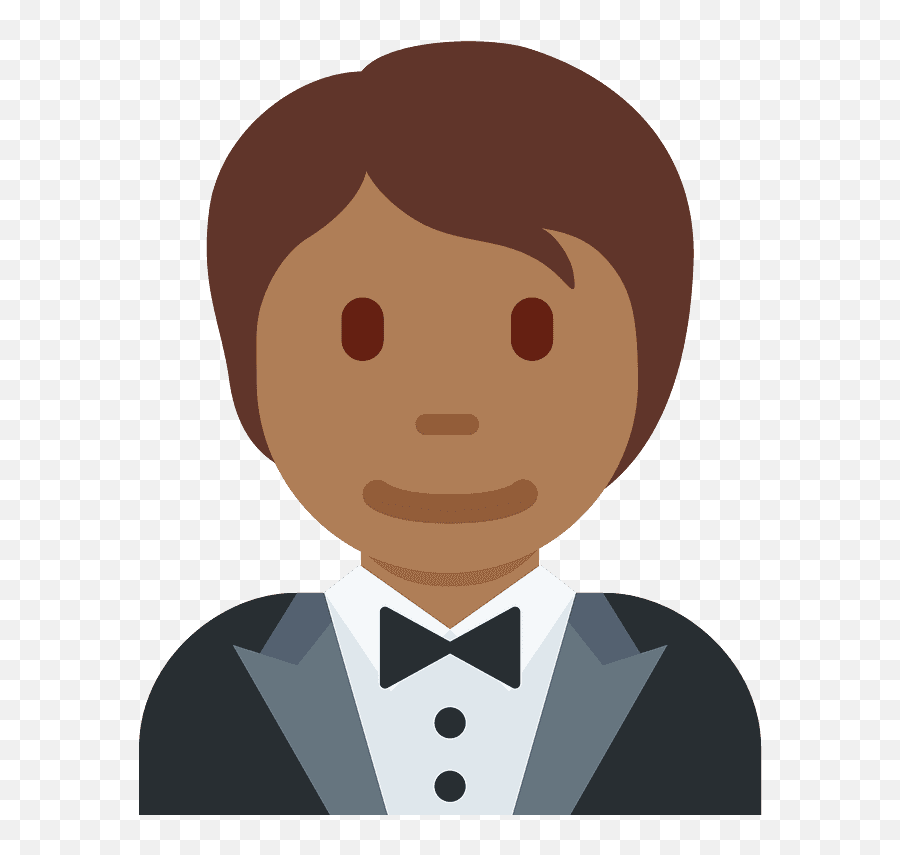 Person In Tuxedo Emoji Clipart - Tuxedo,Person Emojis