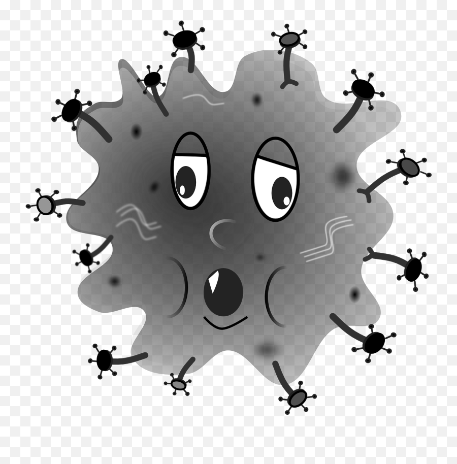 Germ Sick Infection Health Bacteria - Germ Clip Art Emoji,Shark Emoticon