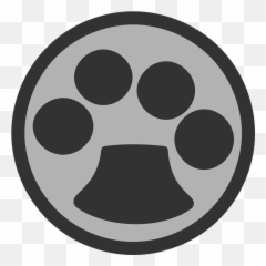 Foot Print Paw - Arrow Button Emoji,Kitty Emoticon
