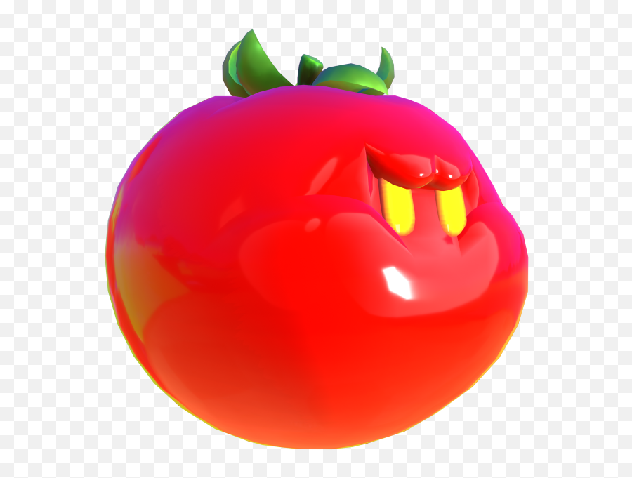 Never Thought - Tomato From Super Mario Odyssey Emoji,Grumpy Emoticon