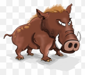 Free Wild Boar Boar Images - Big Ears Cartoon Wild Boars Emoji,Emoji Leaf And Pig