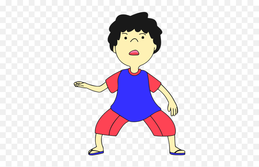 Boy In Flip Flops - Acidentes Na Infancia Slides Emoji,Emoticons Flip Off