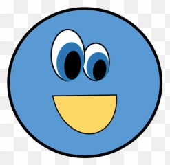 Blue Circle Clip Art At Vector - Shape Emoji