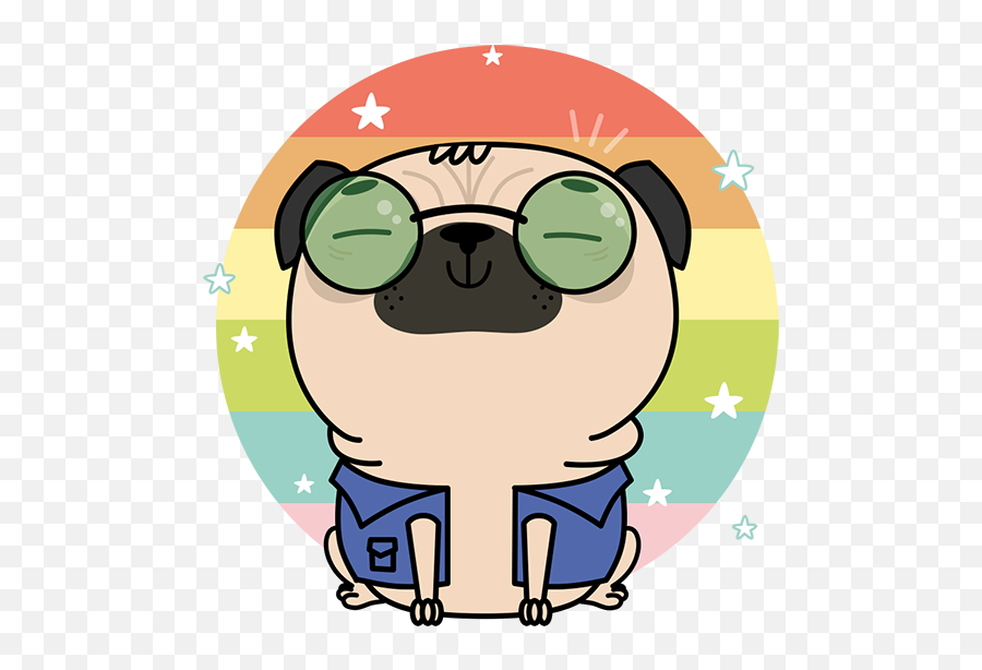 Pug Life Iv - Emoji Pug,Pug Emoji