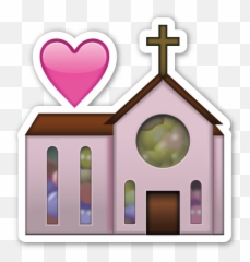 Wedding - Heart Church Emoji,Religious Emoji