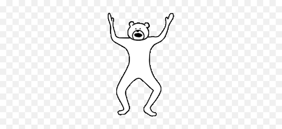 Bear Man Dancing Animated - Bear Man Dancing Stickers Emoji,Dancing Bear Emoji