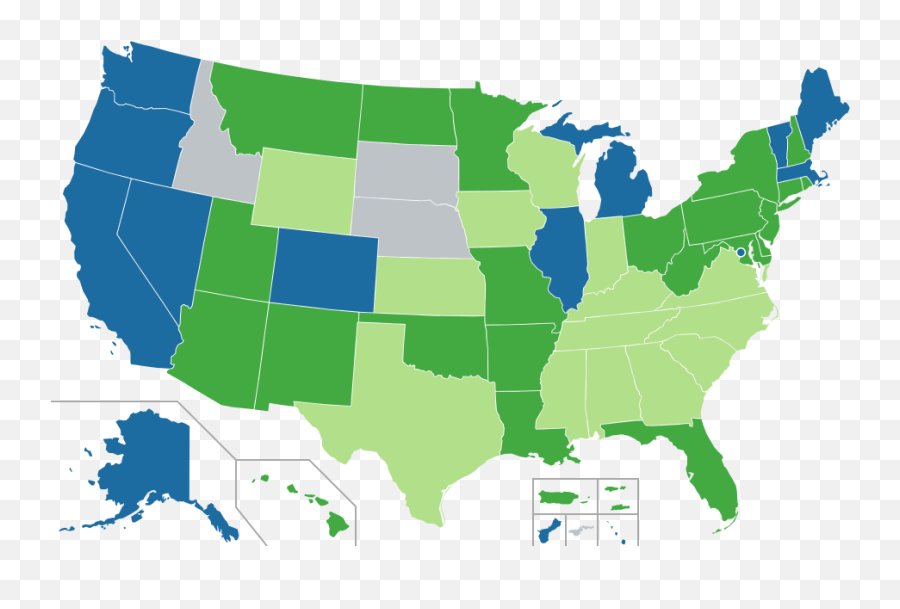 Cbd United States Map 2 - Weed Legal States Emoji,Usa Emoji Map