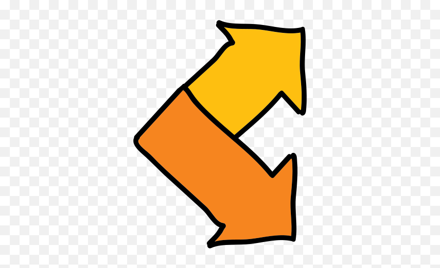 Up Down Right Arrow Arrows Icon - Clip Art Emoji,Arrow Up Emoji