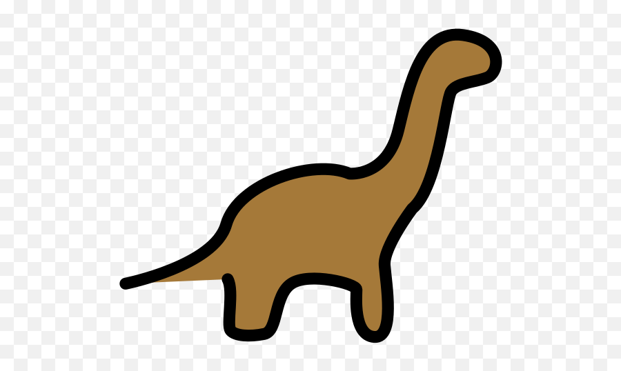 Sauropod - Animal Figure Emoji,Dinosaur Emoji