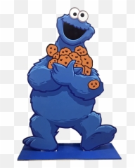 Qopo - Cookie Monster Sesame Street Characters Emoji,Cookie Monster Emoji