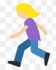 Woman Running Emoji With Medium - Laufende Frau