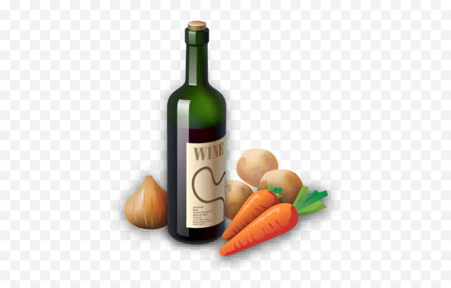 Recipe Wine Icon Recipes Iconset Lemon Liu - Icono De Cocina Ico Emoji,Wine Bottle Emoji