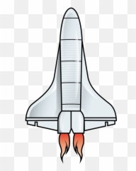 Transparent Background Space Shuttle - Clipart Emoji