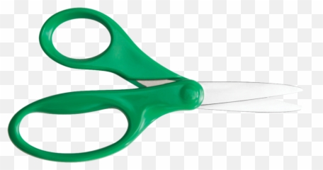 Kids Scissors Clipart - Transparent Background Emoji