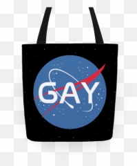 Gay Nasa Parody Totes Lookhuman - Space Rocket Center Emoji,Emoji Shoulder Bag