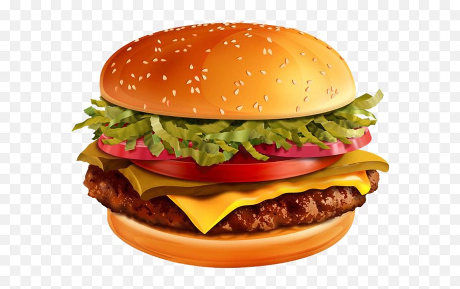 Hamburger Burger Meme Salad Sticker - Transparent Background Burger Clipart Emoji,Emoji Hamburger