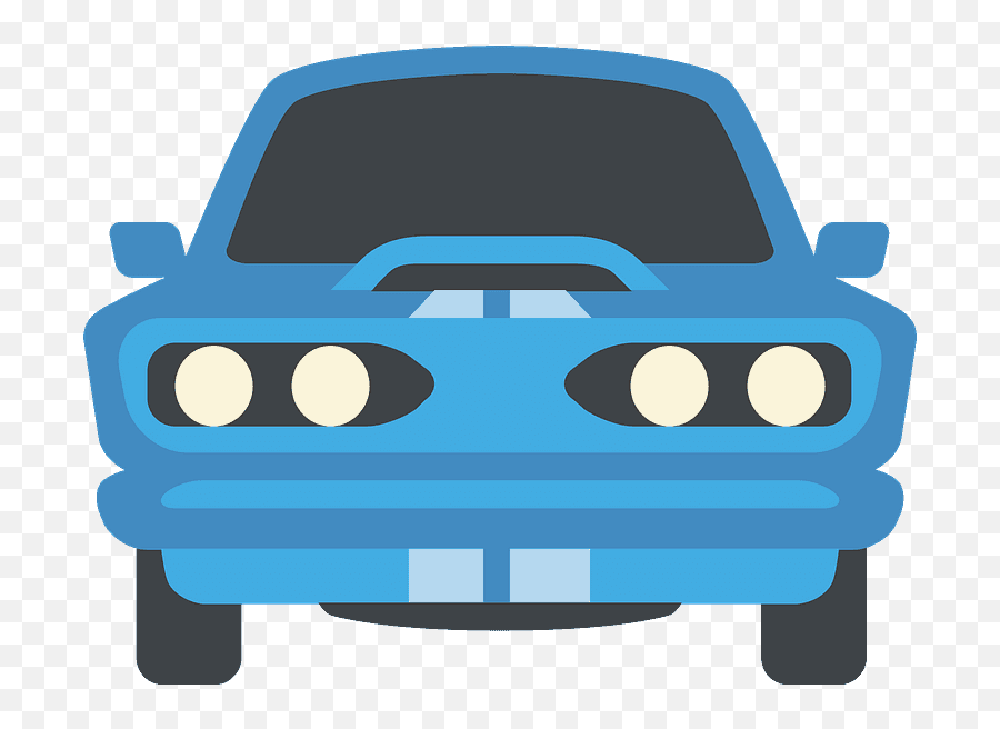 Oncoming Automobile Emoji Clipart - Transparent Car Emojis,Car Emoji