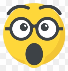 Nerd - Iconos Gratis De Emoticonos Surprised Icon Emoji,Emoticonos Para Twitter