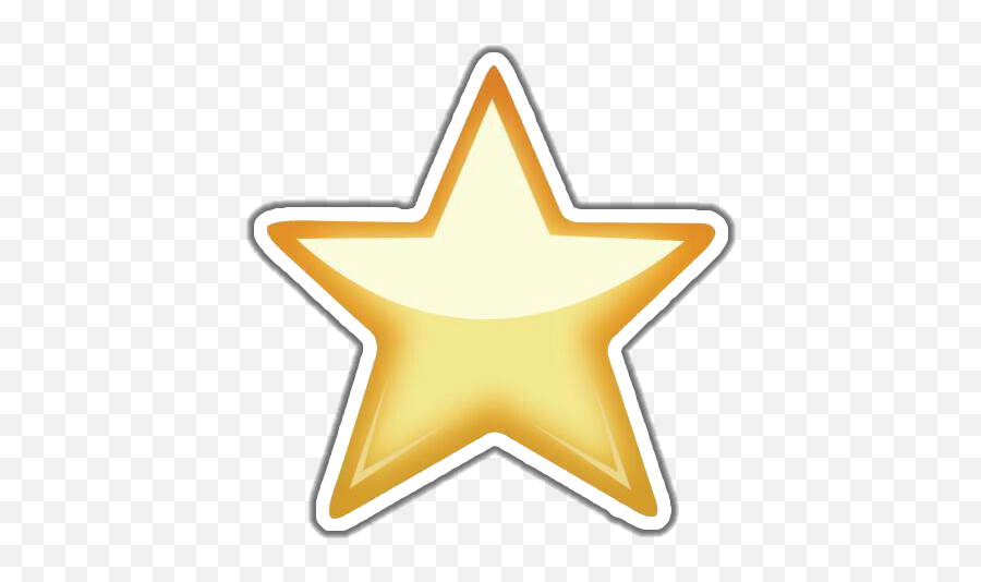 Star Emoji Emoticon Estrella Overlay - Emoji,Yellow Star Emoji