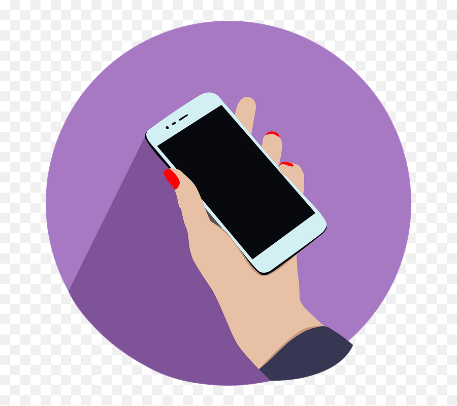 Iphone Smartphone - Mão Segurando Celular Desenho Png Emoji,Iphone Hand Emojis