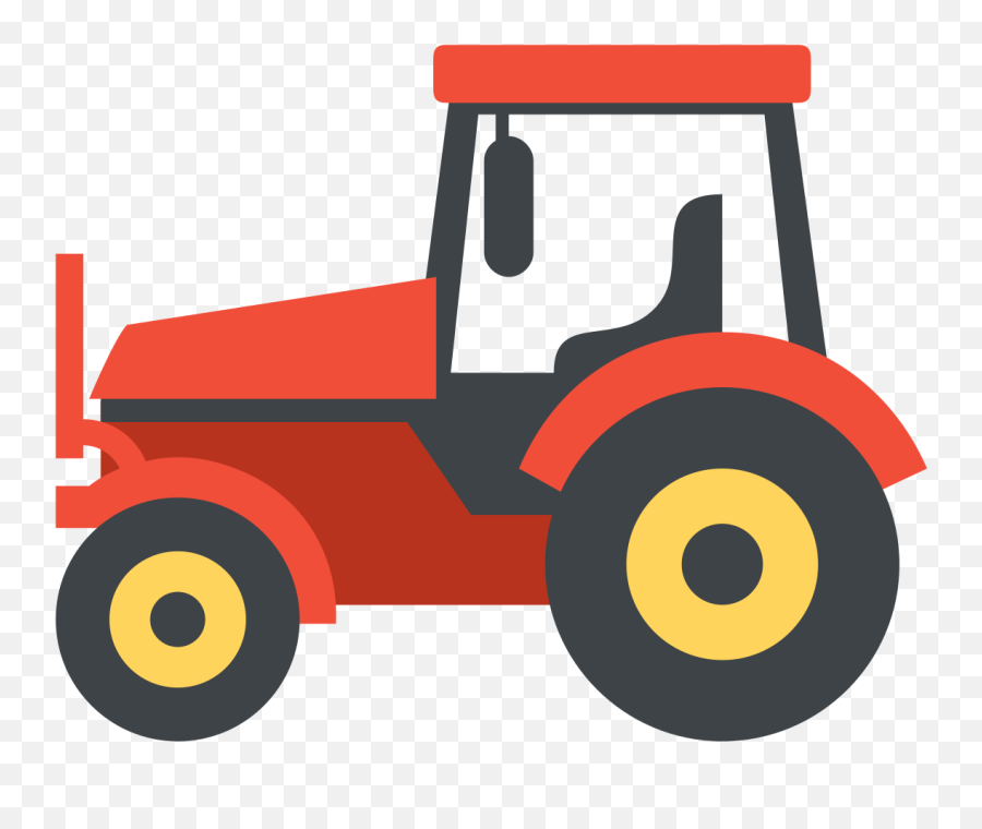 Emojione 1f69c - Tractor Emoji Png,Red Car Emoji