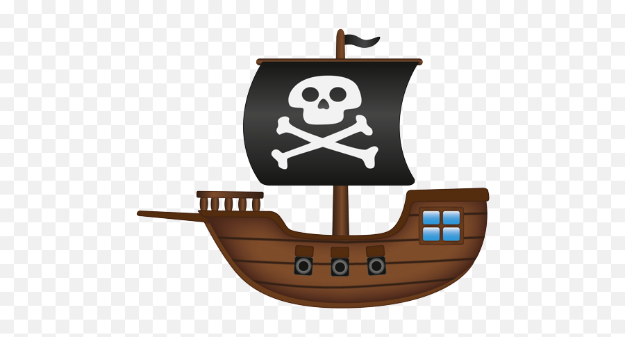Emoji - Longship,Emoji Pirate