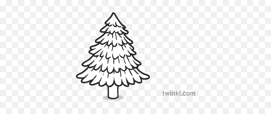 Tree Emoji Emoticon Sms Symbol Bw Rgb Illustration - Christmas Tree,Pine Tree Emoji