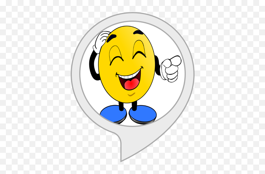 Alexa Skills - Best Funny Jokes Logo Emoji,Laughter Emoticon