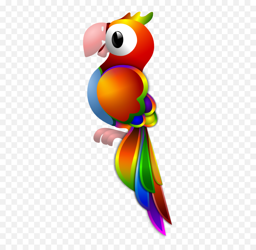 Parrot Remix - Transparent Parrot Clipart Emoji,Parrot Emoji