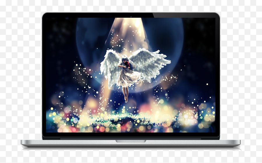 Angel Wallpapers 2 - Anime Background For Pc Emoji,Guardian Angel Emoji