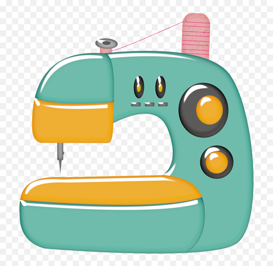 Sewing Machine - Cartoon Sewing Machine Png Emoji,Sewing Emoji