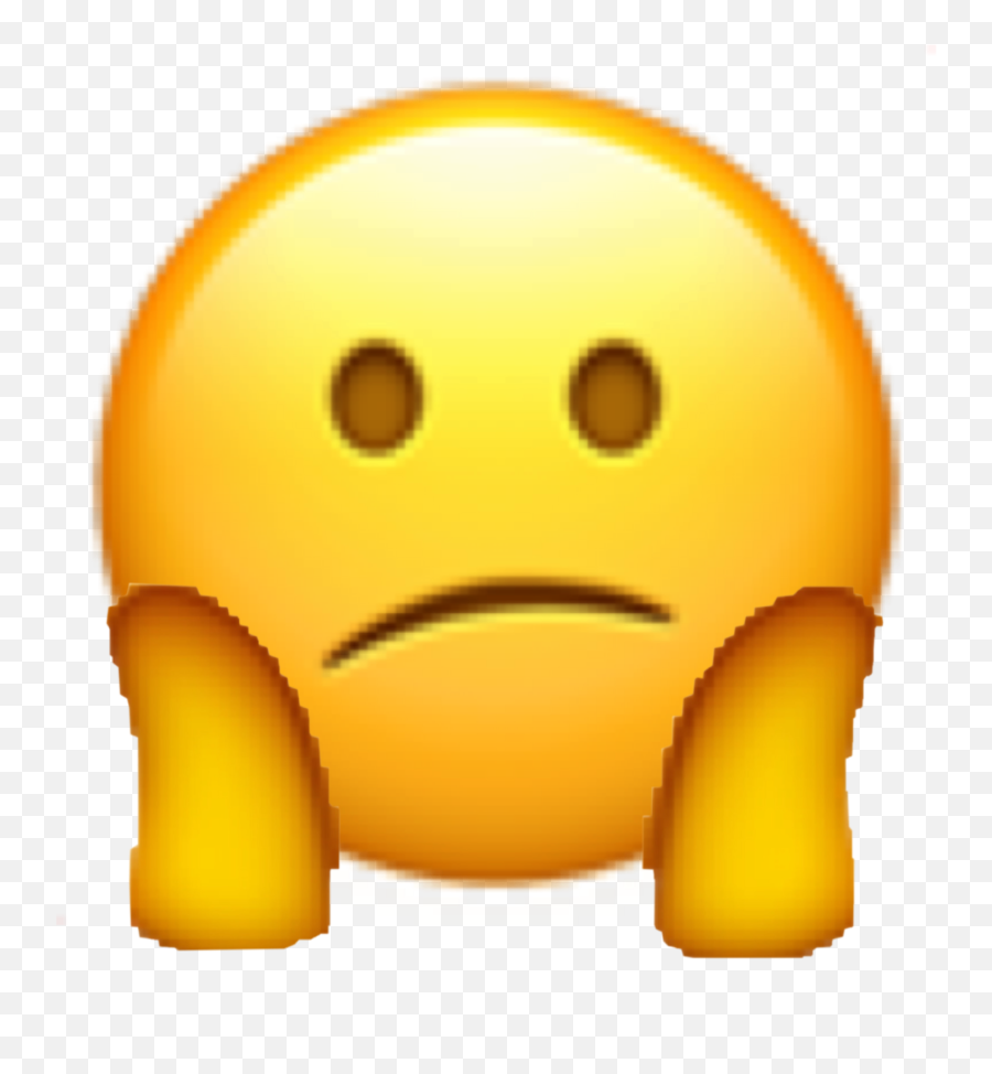 Sad Emoji Deppresed Ok Sad Sigh Bored Random Sigh Hand - Smiley,Ok Emoji
