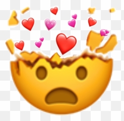 Love Bomb Emoji Emojis Lovebomb - Apple Exploding Head Emoji,Bomb Emoji