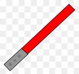 Red Light Saber Vector Image - Baseball Bat Clipart Emoji