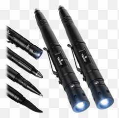 2 - Pack Taclight Multifunctional Pen With Led Light Flashlight Emoji,Pen Emoji