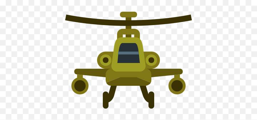 Apache Helicopter Icon - Army Helicopter Clipart Emoji,Military Emoji