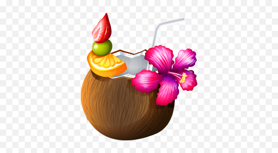 Drink Png And Vectors For Free Download - Dlpngcom Coconut Drink Clipart Emoji,Tropical Drink Emoji