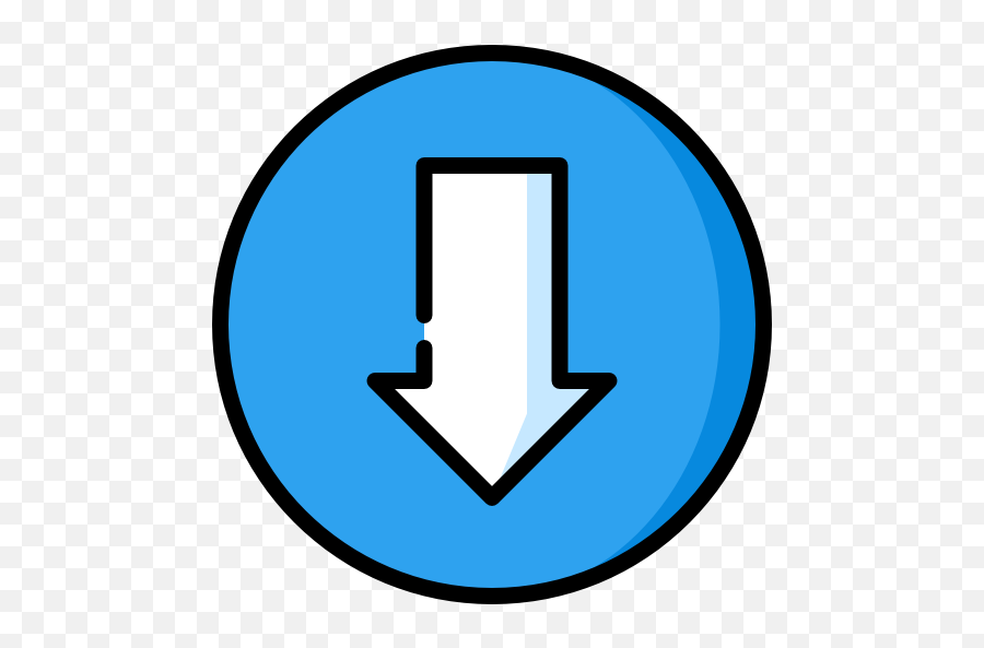 Down Arrow - Free Arrows Icons Clip Art Emoji,Downward Arrow Emoji