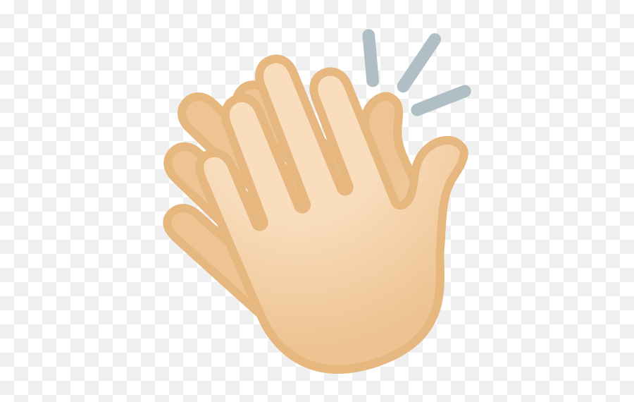 Light Skin Tone Emoji - Hand,Clapping Emoji Android