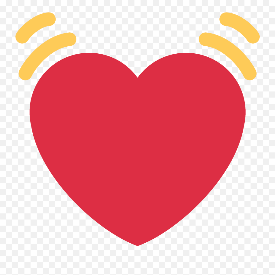 Beating Heart Emoji Clipart - Heart Android Emojis Png,Pink Heart Emojis