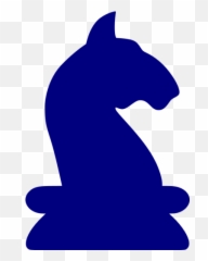 Navy blue knight icon - Free navy chess icons Blue Chess Knight Png Emoji