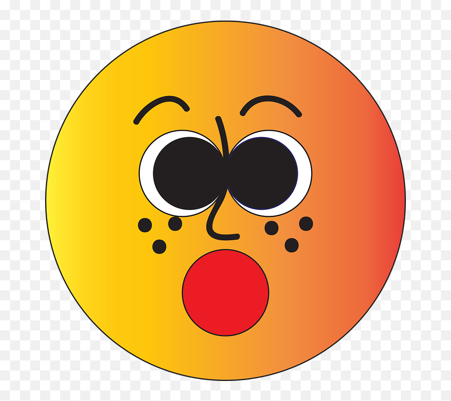 Shocked Dizzy Face - Circle Emoji,Book Emoji Png