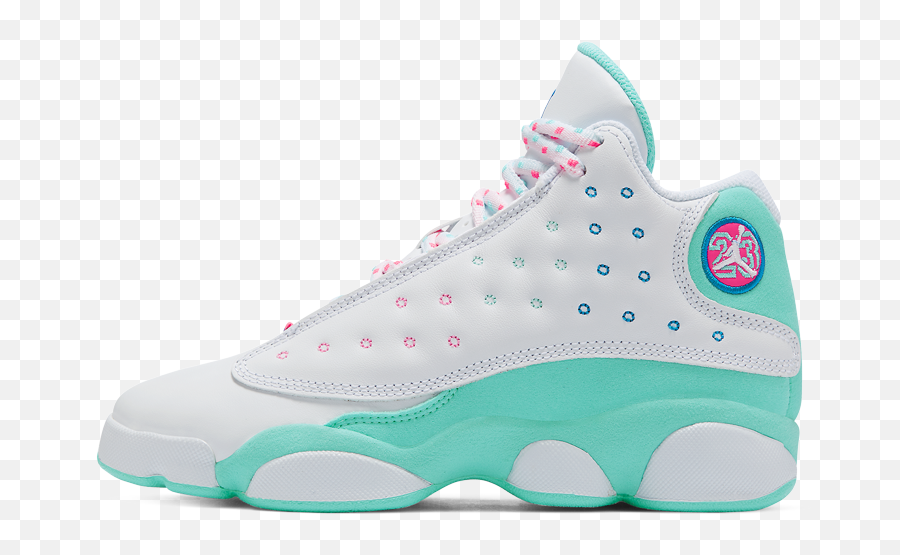 Nail Ideas Discover Air Jordan 13 Gs Aurora Green Shoes - Jordan 13 Aurora Green Emoji,Emoji Jordan