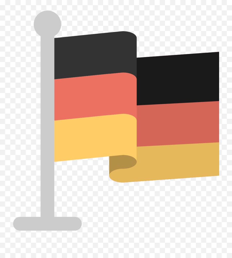 Germany Flag Icon - Germany Flag Flat Png Emoji,German Flag Emoji