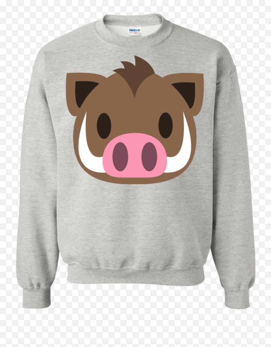 Wart Hog Emoji Sweatshirt - Fuck You Christmas Sweater,Boar Emoji